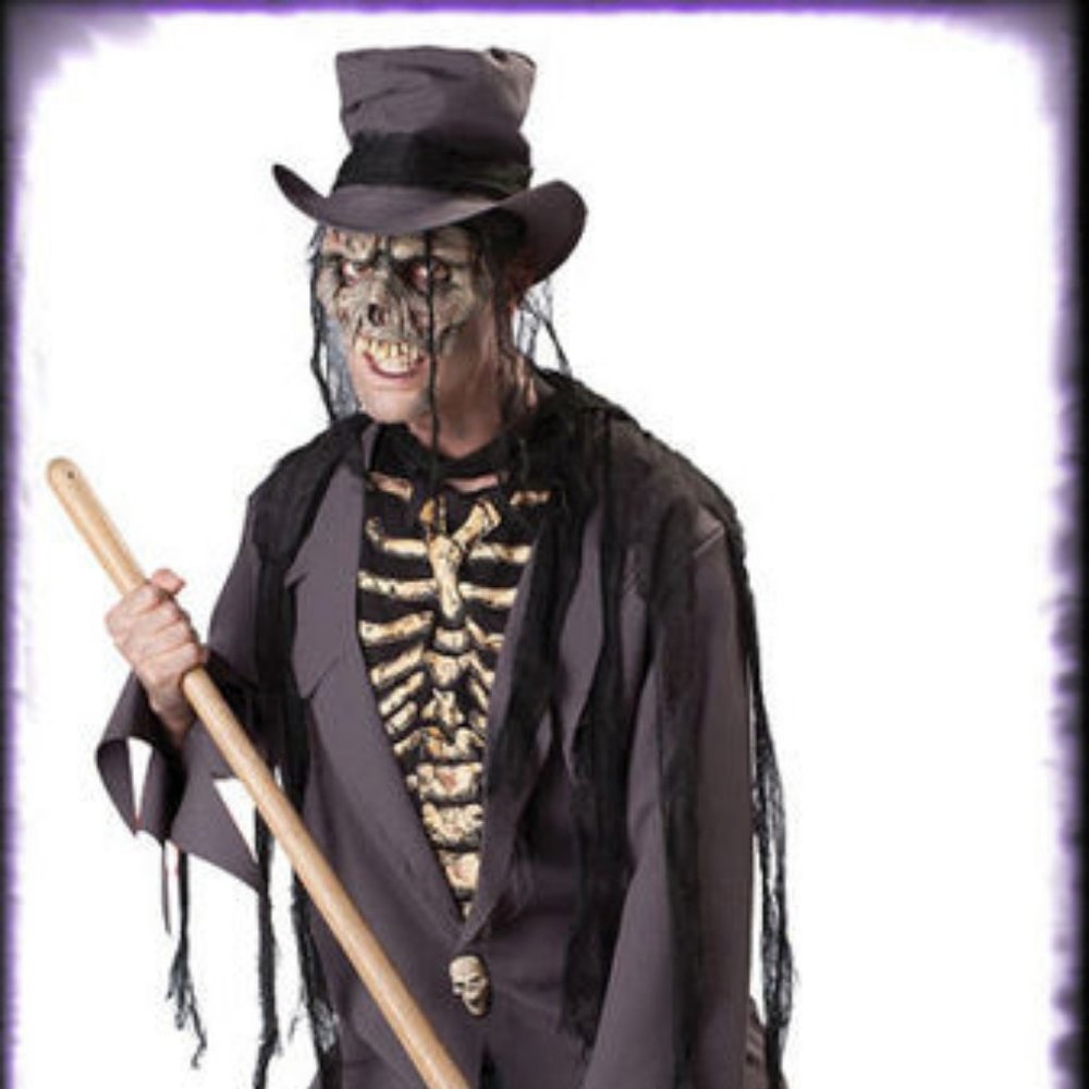 Halloween Costume Grave Robber Skeleton Adult